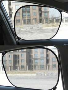 2 tấm che nắng cửa sổ ô tô - màu đen - Xem 4