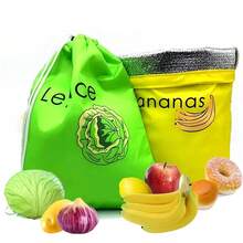 1pc Yellow Banana Storage Bag, Green Vegetable Preservation Bag, Prevent Ripening, Banana Storage Freshness Bag, Lightweight Convenient, Washable, Durable, Kitchen Supplies - Yellow - View 2