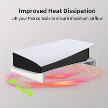 Soporte Horizontal De Accesorios Para Ps5, Diseño Minimalista, Soporte De Base Ps5 - Negro - Ver 5