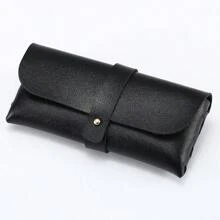 1 对女士时尚豹纹大框圆形光学眼镜，休闲日常佩戴眼镜配件女士 - 彩色 - 查看 5