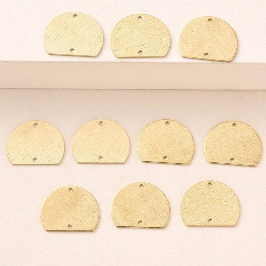 10入組/套成分鏈接耳環珠寶製作 - 銅色 - 查看 1