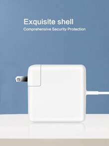 compatible con manzana ordenador Cargador Macbook Air ordenador portátil energía Adaptador cargador rápido 45W cuadrado energía Cable adaptador longitud 1.8m Enchufe US - Blanco - Ver 8