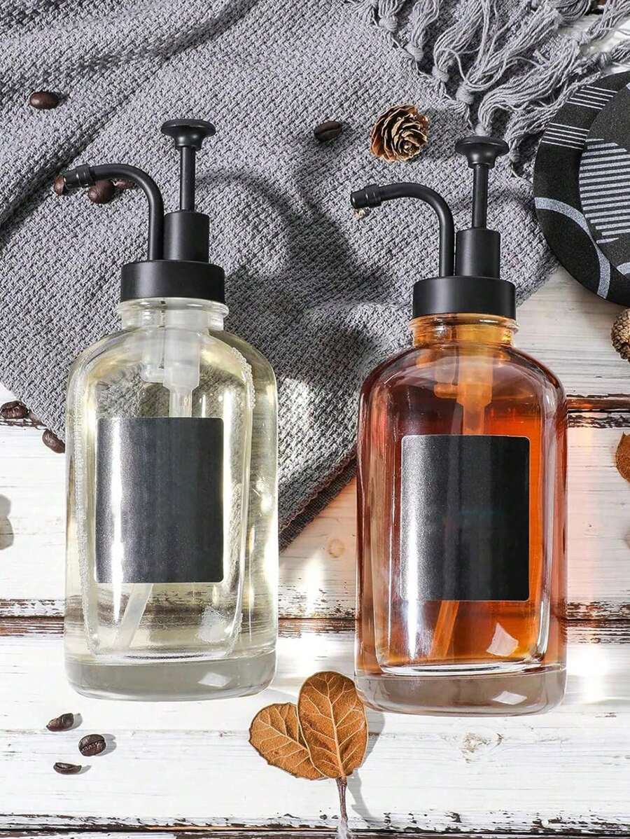 Coffee Syrup Dispenser For Coffee Bar, Coffee Pump Dispenser, Glass