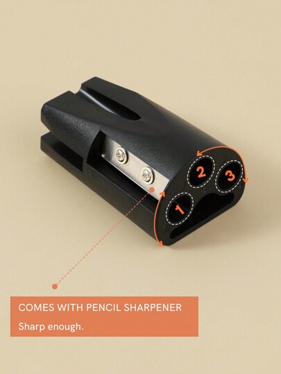 1pc 3-In-1 Eyebrow Pencil Sharpener For Wooden & Waterproof Peel-Off Brow Pencils, Multi-Functional Plastic Duckbill, Eye Makeup, Cosmetic Tool,Makeup,Cheap,Room Decor,Vanity,Travel,Bedroom,Makeup Accessories