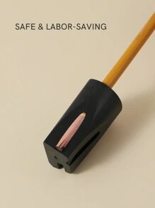 1pc 3-In-1 Eyebrow Pencil Sharpener For Wooden & Waterproof Peel-Off Brow Pencils, Multi-Functional Plastic Duckbill, Eye Makeup, Cosmetic Tool,Makeup,Cheap,Room Decor,Vanity,Travel,Bedroom,Makeup Accessories,Cheap,Stocking Stuffers,Makeup,Makeup Tools,Cheap Stuff,Gifts,Gifts For Women,Christmas Gifts - Black - View 6