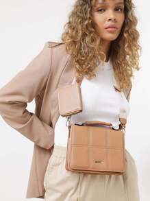 Women Bag Sets - 米色 - 查看 8