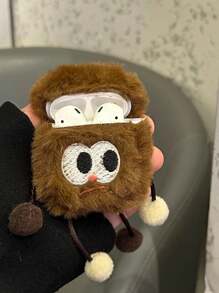 1 Biểu cảm dễ thương sang trọng tương thích với vỏ bảo vệ tai nghe không dây Apple AirPods Pro1 thế hệ 2 thế hệ 3 - Nâu sâm - Xem 2