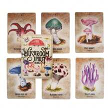 Mushroom Spirit Oracle English Cards Small Size For Holiday Family Friends Party Divination Board Game Fate Future Playing Card - Multicolor - View 1