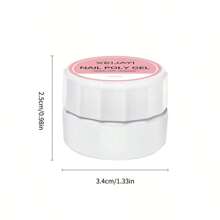 XEIJAYI 1Pc Lotus Nail Extension Gel Non-Stick Hand Phototherapy Quick Building Gel Soak Off Uv Led Nail Gel For Home Salon Use Nail Stamping Gel Polish - 杏色 - 查看 10