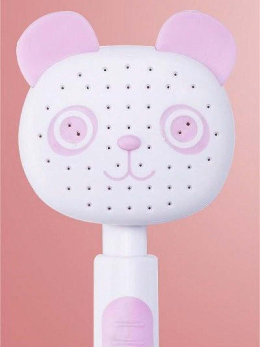 Cartoon Shower Head/lotus Shower/handheld Single-functional Plastic Showerhead - Pink - View 1