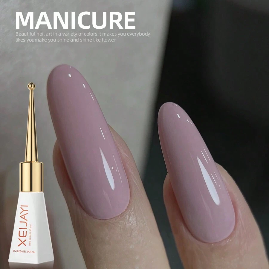 XEIJAYI Cái Sơn Móng Tay Màu Tím Nhạt Lâu Dài Sơn Móng Tay UV/Led Ngâm Tắt Gel Sơn Móng Tay Cho Móng Tay Nghệ Thuật Tự Làm Salon Tại Nhà Ngày Lễ Quà Tặng Cho Phụ Nữ Quà Tặng Làm Móng Tay Tại Nhà