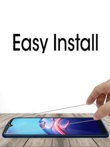 3 件防刮、防碎、防油、防指纹、钢化玻璃屏幕保护膜、电镀高清显示屏高铝玻璃膜、白边升级防碎防指纹无气泡超清晰贴合手机保护玻璃、防摔、防震、防刮高硬度光滑钢化玻璃屏幕保护膜、精密边缘处理外壳友好型手机配件、防碎保护加固包装 - 白色 - 查看 5