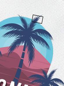 Cây dừa Mẫu In Giải trí Áo nỉ , Đúng mốt Gầy Vòng cổ Tay áo dài Của phụ nữ Nhà  Mặc Áo - trắng - Xem 6