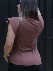 Women Tank Tops & Camis - Màu nâu  Mocha - Xem 2