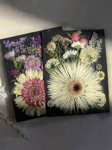 20入組樹脂用乾燥壓花,真正的乾燥壓花乾葉,diy用量大的天然草本套件,適用於環氧樹脂珠寶模具,手工蠟燭、手工皂製作、指甲裝飾