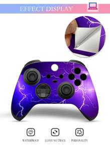 1 Set (5 Piezas) Pegatina Decorativa Impresa Para Consola De Juegos Xbox Series X - Multicolor - Ver 5