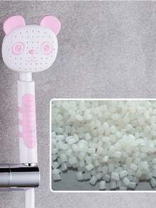 Cartoon Shower Head/lotus Shower/handheld Single-functional Plastic Showerhead - Pink - View 3
