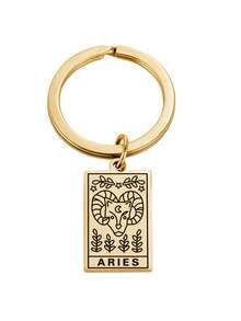 热金十二星座钥匙扣 个性化不锈钢吊牌钥匙链包挂件 小礼品配件
