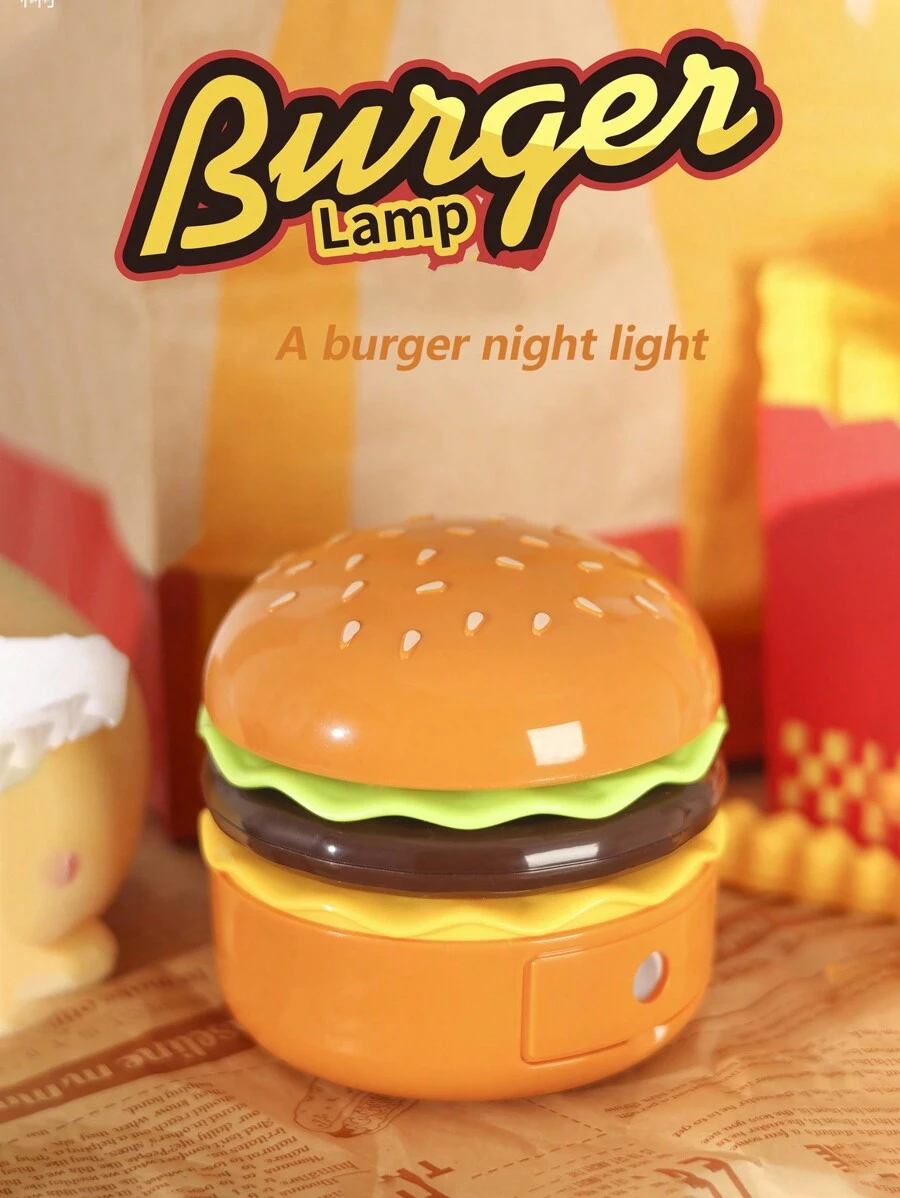 Creative Burger Lamp - Brown - View 1