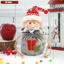 Linen embroidered apple bag - Multicolor - View 8