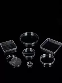 1pc Disposable Plastic Petri Dish With A Diameter Of 6cm For Cell Culture Instruments - White - View 2