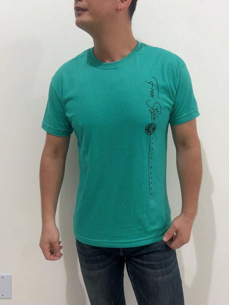 Men T-Shirts - màu xanh lá - Xem 1
