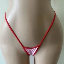 1 Miếng Của phụ nữ Khối màu Gợi cảm Quần lót Thong Cổ điển Áo thun Quần lót tam giác , Đồ lót , Mini Bikini Đồ lót - Nhiều màu - Xem 9