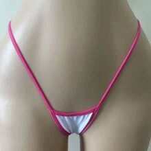 1 Miếng Của phụ nữ Khối màu Gợi cảm Quần lót Thong Cổ điển Áo thun Quần lót tam giác , Đồ lót , Mini Bikini Đồ lót - Nhiều màu - Xem 11