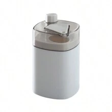 1pc Automatic Pop-up & Personalized Pressed Toothpick Holder For Home, Portable Toothpick Dispenser - Grey - View 5
