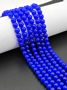 100 件 8 毫米彩色水晶玻璃散珠隔珠，时尚 DIY 手链项链珠宝制作工艺用品 - 1串100顆 - 查看 18