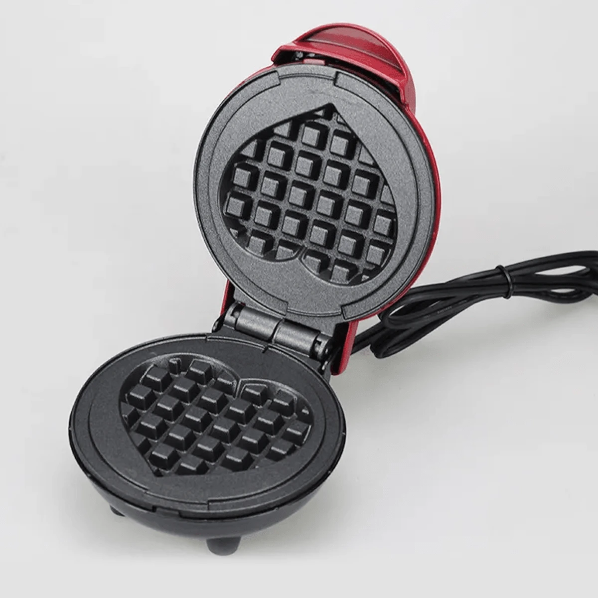 Mini Waffle Maker Hash Brown Keto Chaffles With Easy To Clean NonStick