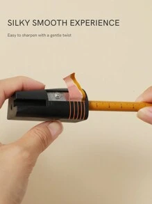 1pc 3-In-1 Eyebrow Pencil Sharpener For Wooden & Waterproof Peel-Off Brow Pencils, Multi-Functional Plastic Duckbill, Eye Makeup, Cosmetic Tool,Makeup,Cheap,Room Decor,Vanity,Travel,Bedroom,Makeup Accessories,Cheap,Stocking Stuffers,Makeup,Makeup Tools,Cheap Stuff,Gifts,Gifts For Women,Christmas Gifts - Black - View 5