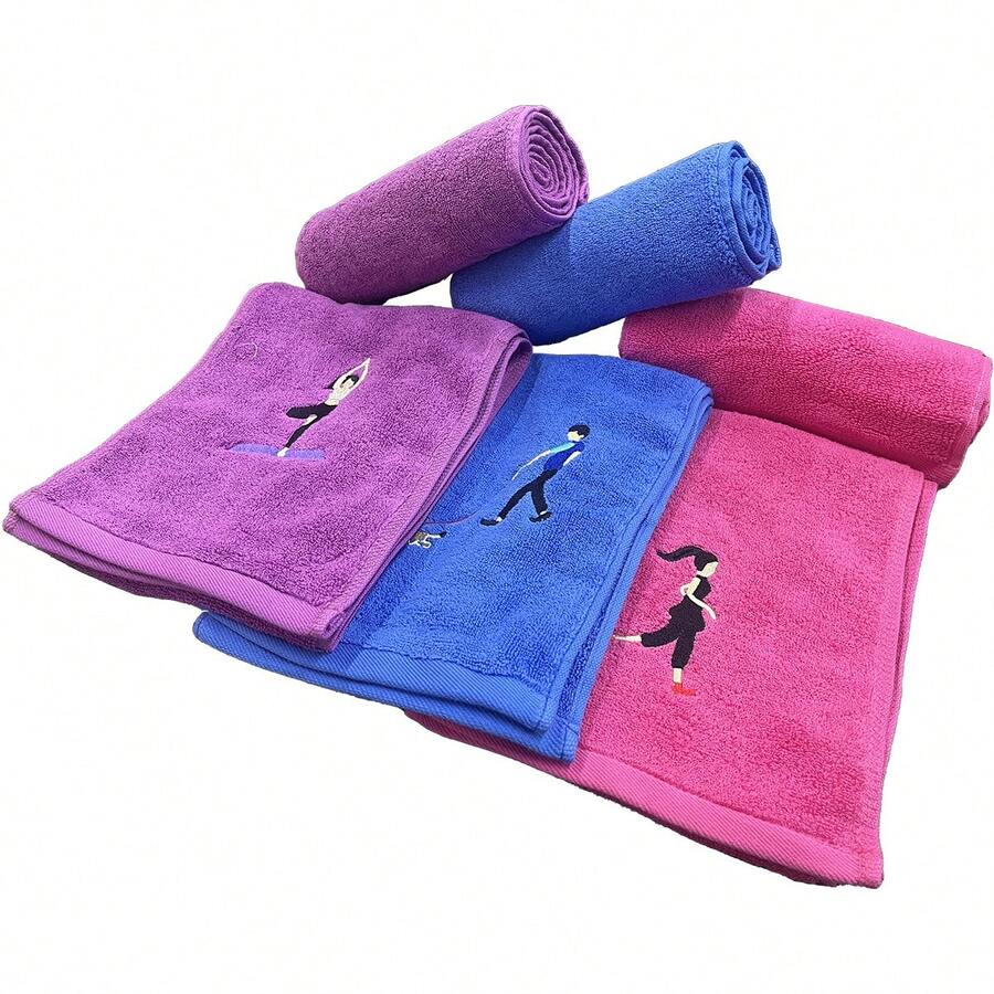 1條運動毛巾,高吸水性,柔軟輕盈,快速乾燥,適用於露營、運動、瑜伽、健身、旅行,男女通用