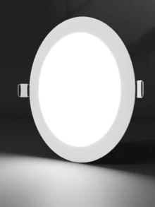 LED Lámpara plafón ultradelgado moderno panel luz empotrada para sala de estar dormitorio cocina interior encendiendo, panel Fino De 1cm, blanco Luz - Blanco - Ver 4