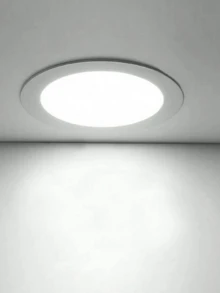 LED Lámpara plafón ultradelgado moderno panel luz empotrada para sala de estar dormitorio cocina interior encendiendo, panel Fino De 1cm, blanco Luz - Blanco - Ver 1