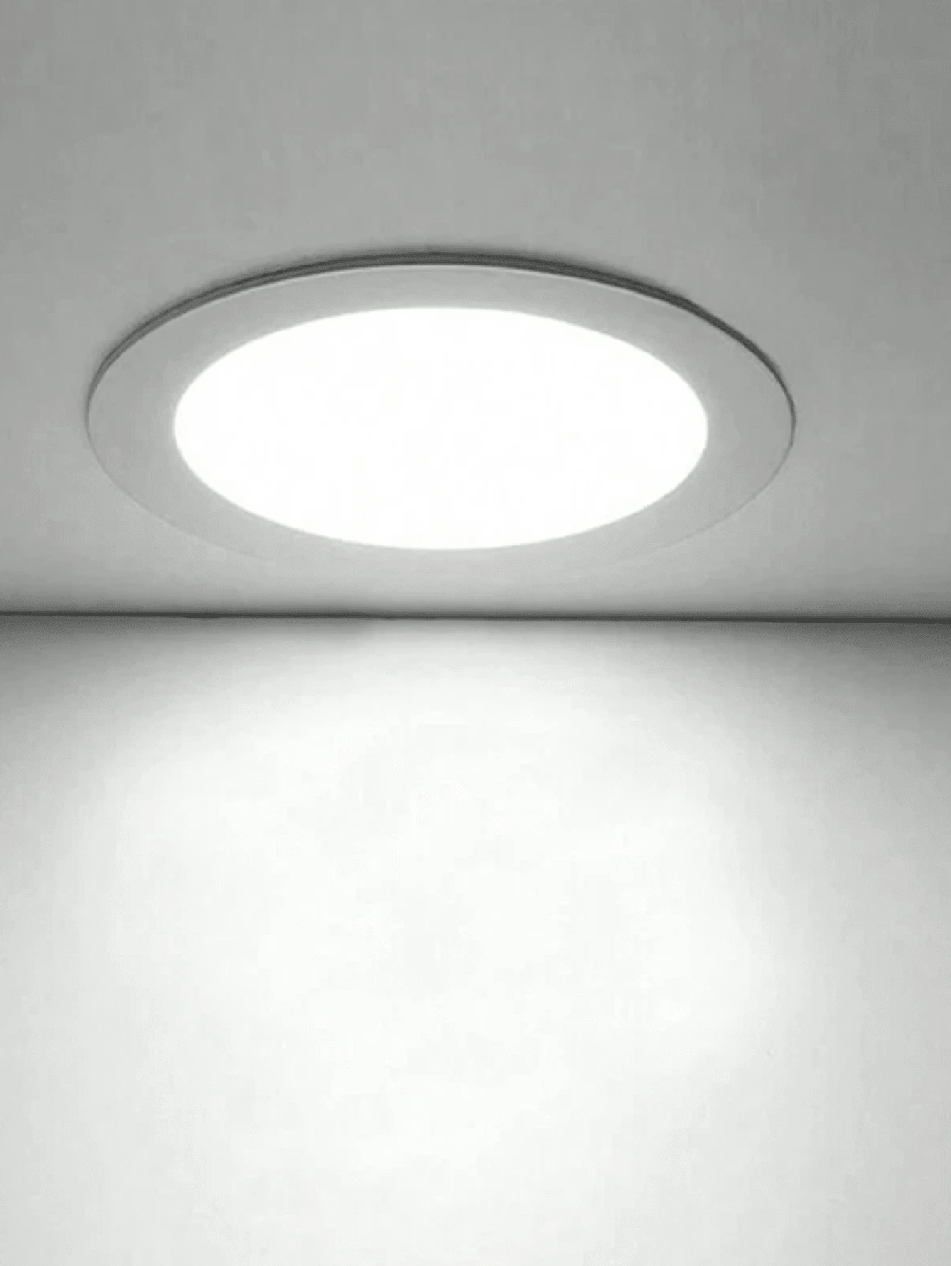 LED Lámpara plafón ultradelgado moderno panel luz empotrada para sala de estar dormitorio cocina interior encendiendo, panel Fino De 1cm, blanco Luz - Blanco - Ver 1