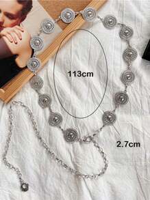 Women Waist Chains - Silver - View 2