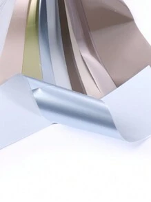 10 miếng giấy dán móng tay màu vàng bạc mờ, 20x4cm, giấy dán móng tay kim loại vàng lấp lánh, giấy trang trí móng tay DIY, dụng cụ làm móng. - Nhiều màu - Xem 4