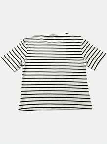 K&K FASHION SHEIN T-Shirt Blusa Basica Com Listras