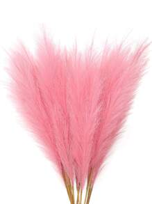 10 件/20 件 - 人造芦苇 55 厘米/21.65 英寸高蓬松草大型假潘帕斯树枝植物地板花瓶填充物用于插花、波西米亚风格家居/厨房装饰、房间装饰、婚礼/派对装饰、情人节装饰（深粉色）、情人节、礼物