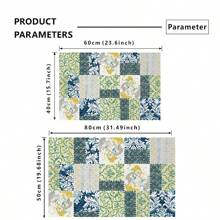 Đúng mốt In Thảm trải sàn Và Lối vào Tấm lót - thảm khâu chắp vá - Xem 8