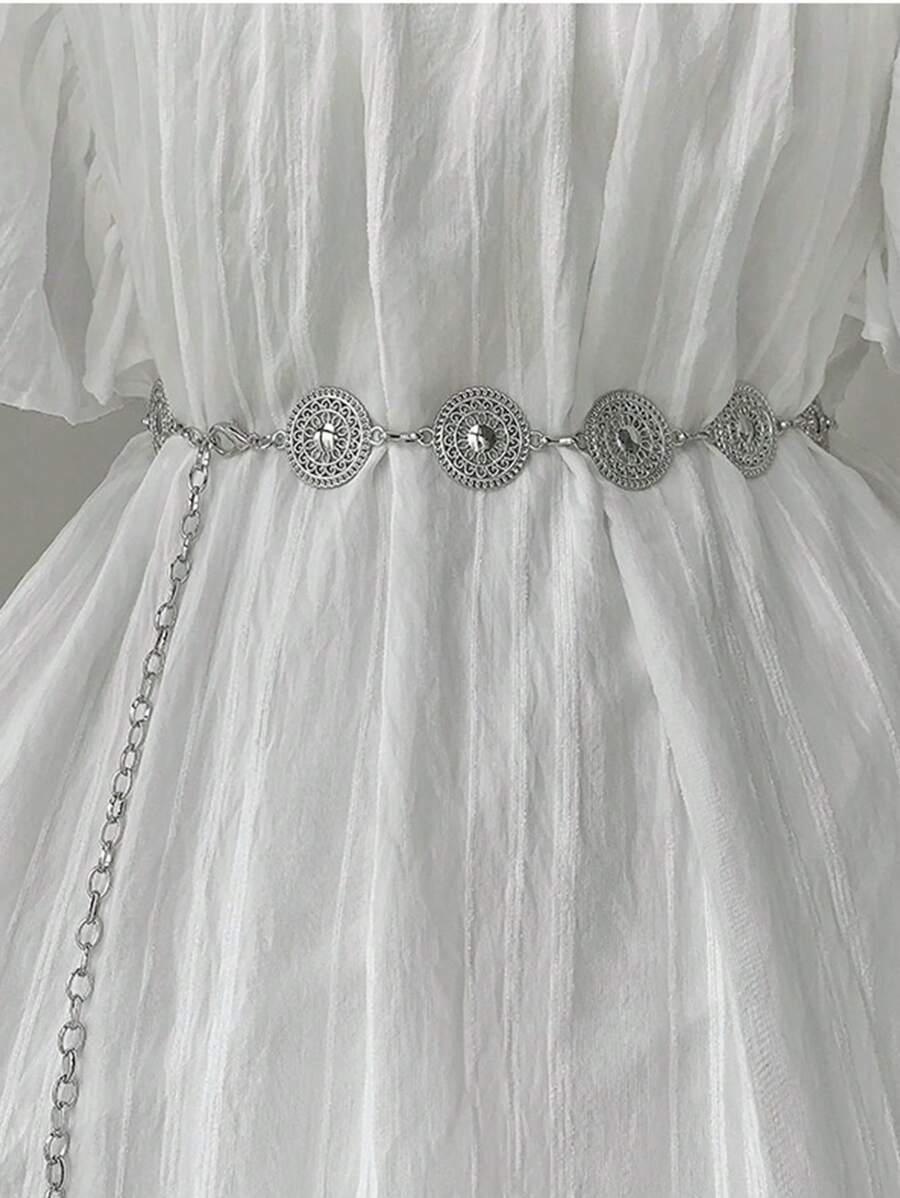 Women Waist Chains - Silver - View 1