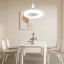 E27 Ceiling Fan Lamp Silent With Remote Control 36W Fans Lights 110V - White - View 2