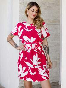 Women Dresses - 紅色 - 查看 4