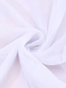 新款時尚珍珠雪紡白色優雅休閒熱的水鑽女性頭巾圍巾