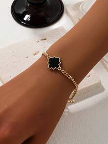 1 Pieza Pulsera De Diseño Floral