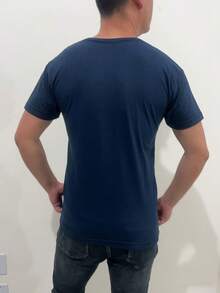 Men T-Shirts - 藏蓝色 - 查看 3