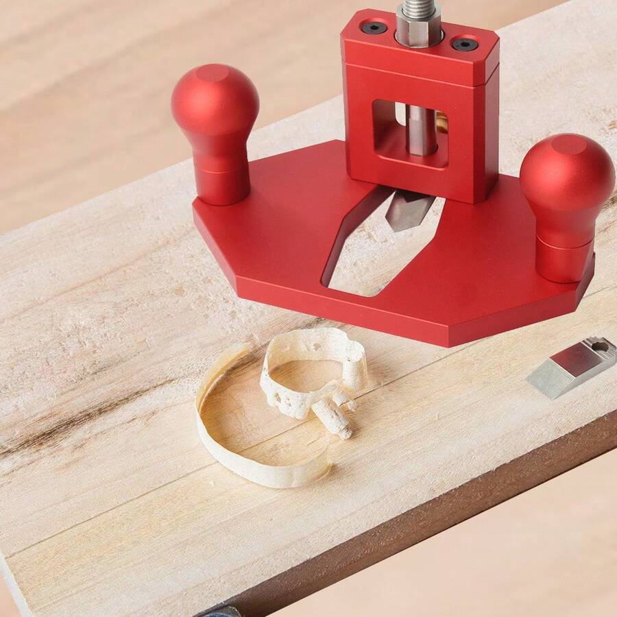 One Piece Red Woodworking Planer Hand Planer Handheld Router Plane