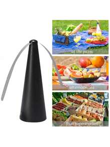 1 Pieza Ventilador Atrapa Moscas Automático Para Compras En Supermercados, Protección De Carne Contra Moscas, Ventilador De Moscas Multifuncional Con Batería