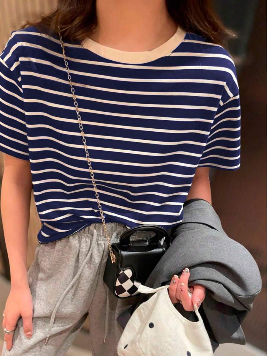 K&K FASHION Women T-Shirts - Azul - Ver 1